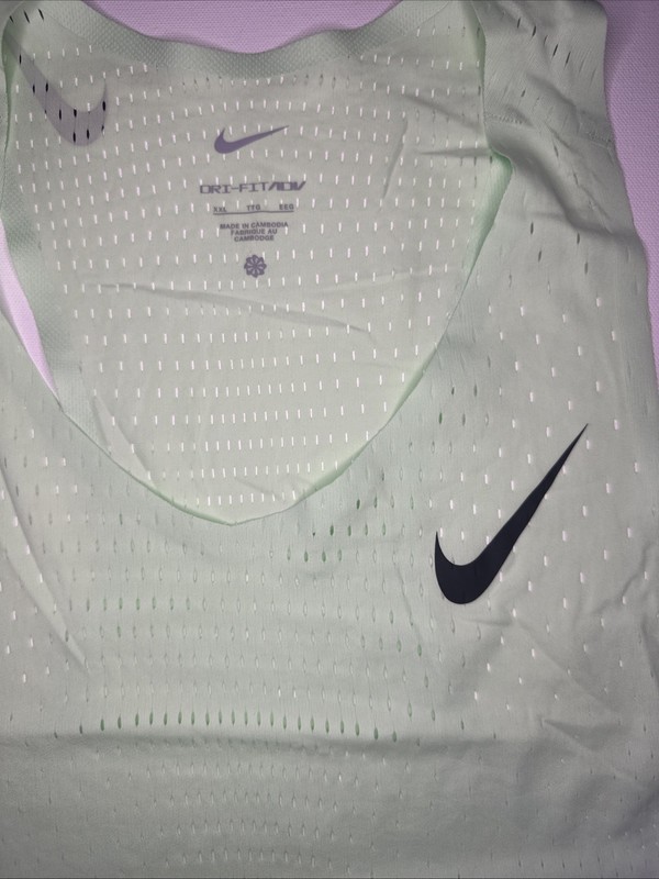 Nike XXL ADV DRI-FIT AeroSwift Running Tank Singlet FN4231-376 Vapor Green NWT gallery
