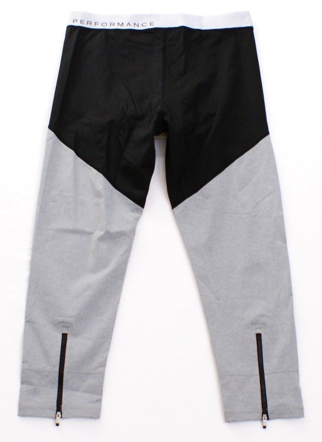 Calvin Klein Performance Black & Silver Compression Running Tights Men's NWT gallery