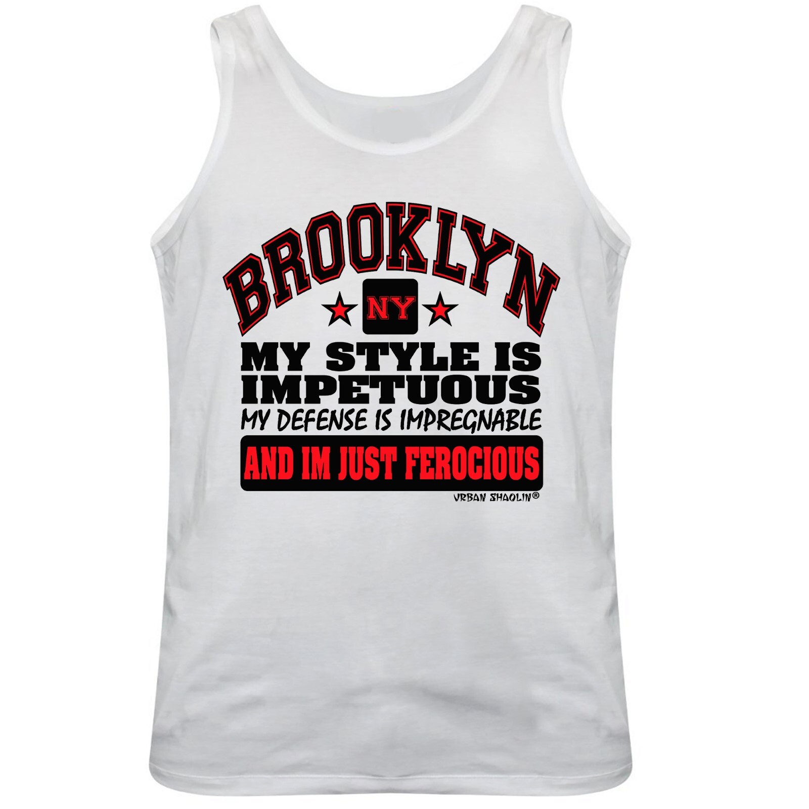 Iron Mike Tyson Quote Boxing Vest Top, Regular Fit, White gallery