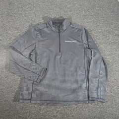 Vineyard Vines Jim Nantz Pullover Mens Medium Blue Houndstooth 1/4 Zip