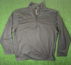 Timberland Quarterzip Men’s Large Black Athletic Outdoor Camp Wear Turtleneck