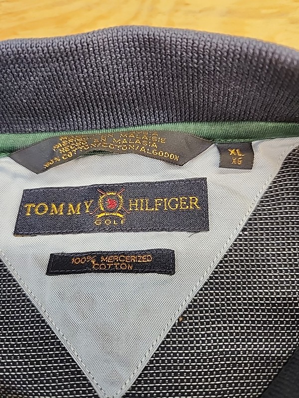 Tommy Hilfiger Golf Black Micro Dot Soft Cotton Polo Shirt Mens XL gallery