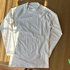 Nike Pro Dri-FIT Compression Mock Neck Long Sleeve Pullover T-Shirt White L