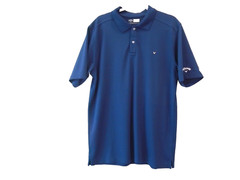 Callaway Men’s Golf Shirt Opti Dri Performance Polo XL Blue