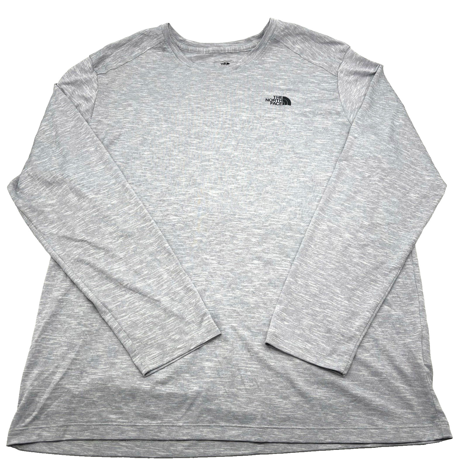 2019 North Face Flash Dry Heather Grey Athletic Base Layer Long Sleeve Men's XL gallery