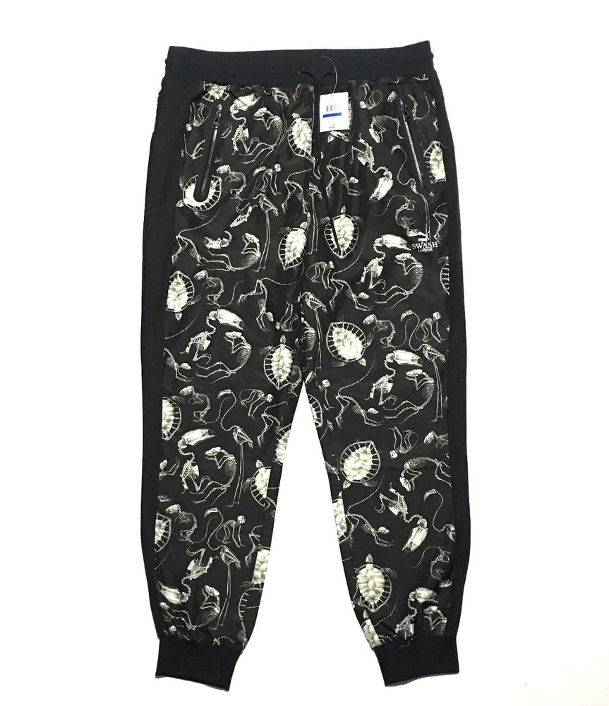 Men's Puma Swash London Designer Track Sweat Pants [570596-01/Small]
