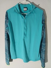 Nike Pro Dri-Fit Teal XL Long sleeve pullover
