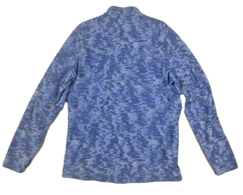 Lululemon Surge Warm Half-Zip Light Fleece Pullover Blue Camouflage Mens Size XL gallery