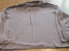 Mizuno Performance Men’s Gray Lightweight Long Sleeve Crew Neck T-Shirt XXXL
