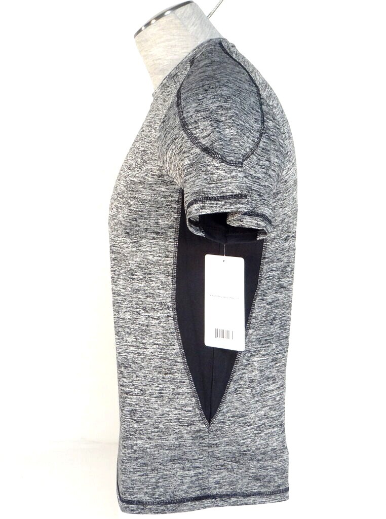 90 Degree By Reflex Charcoal Short Sleeve Athletic Shirt Men's NWT gallery