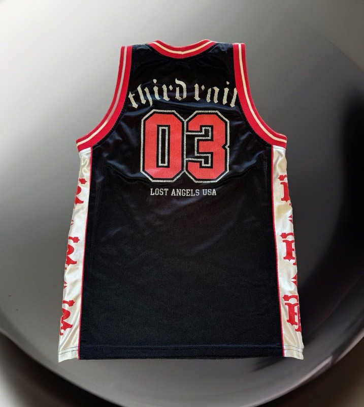 Third Rail Basketball Jersey Devil Hip-Hop Skater Streetwear Graff Y2K Vintage gallery
