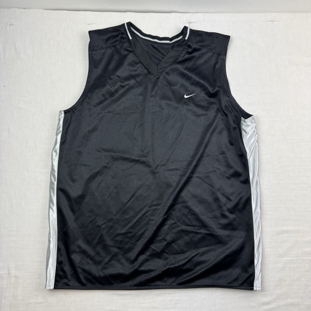 Vintage Nike Tank Top Adult XL Reversible Sports Athletic Polyester Y2K 90s