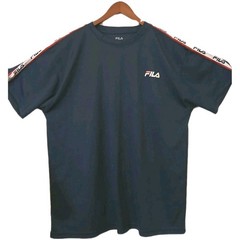 Men’s Size 1XL Big and Tall Fila S/S Navy Athletic Shirt #500C