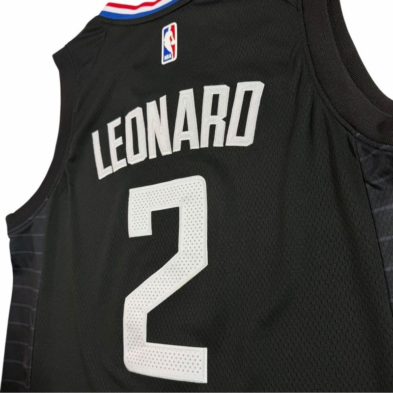Nike Kawhi Leonard Clippers #2 NBA Statement Edition Black Swingman Jersey S gallery
