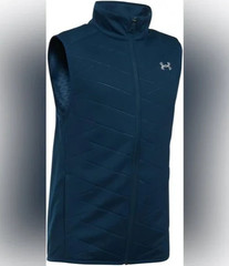 Under Armour Golf Vest Reactor Cold Gear Men’s Size M Academy Blue 1303997