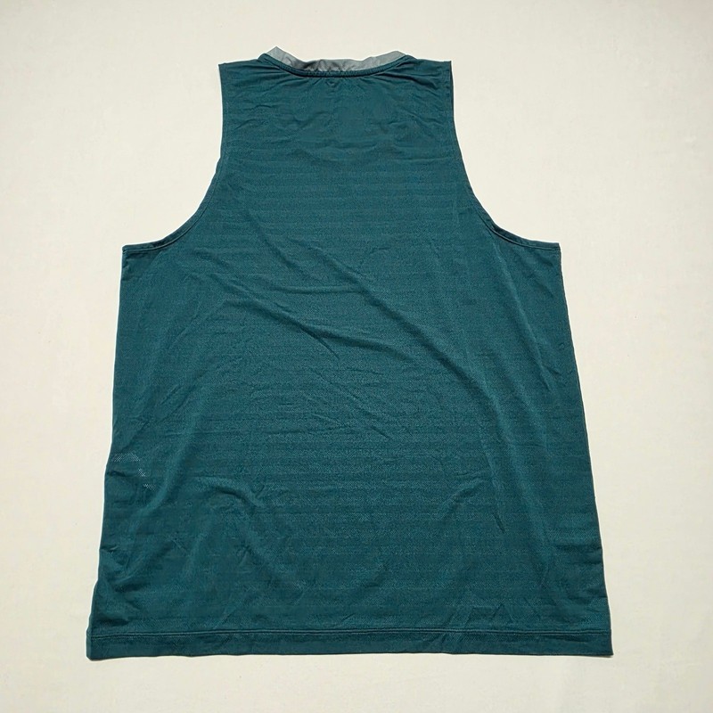 RhoneXPeloton Men Mesh TrainingTank Green OneSize/Check Measurements/Fits Medium gallery