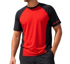 BRP Sea-Doo Rash Guard Shirt Men’s Large Lava Red UV50 Water Sports NWT