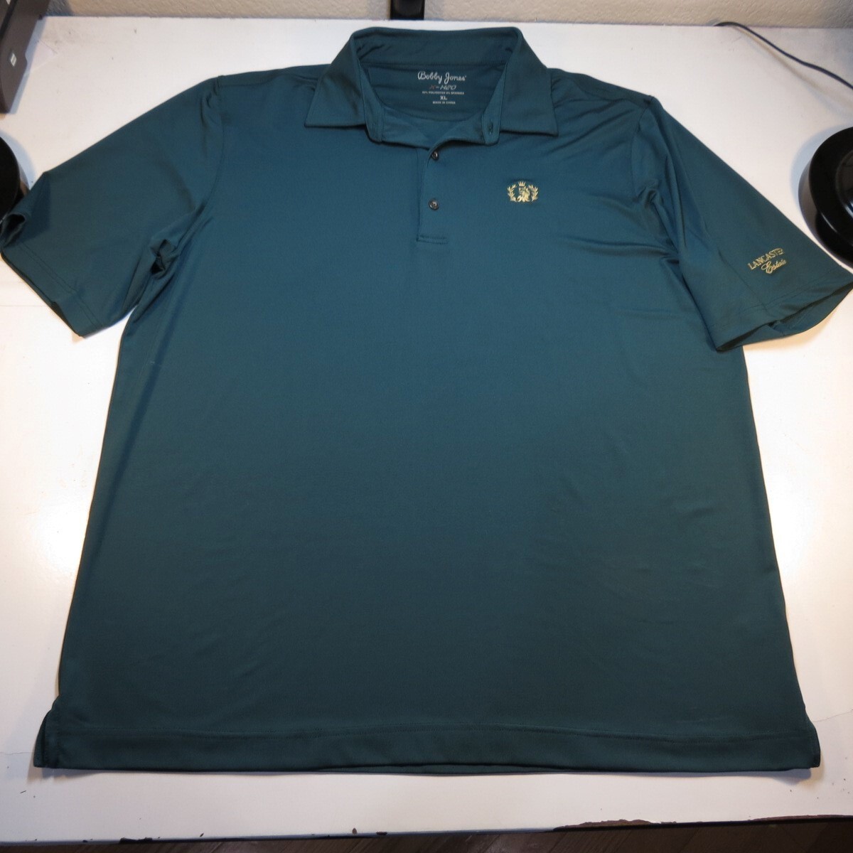 BOBBY JONES X-H20 LANCASTER ESTATE COUNTRY CLUB Pennsylvania GOLF POLO SHIRT XL gallery