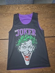 Joker Reversible Jersey/tank Top Sz S Small DC Comics Bioworld #24