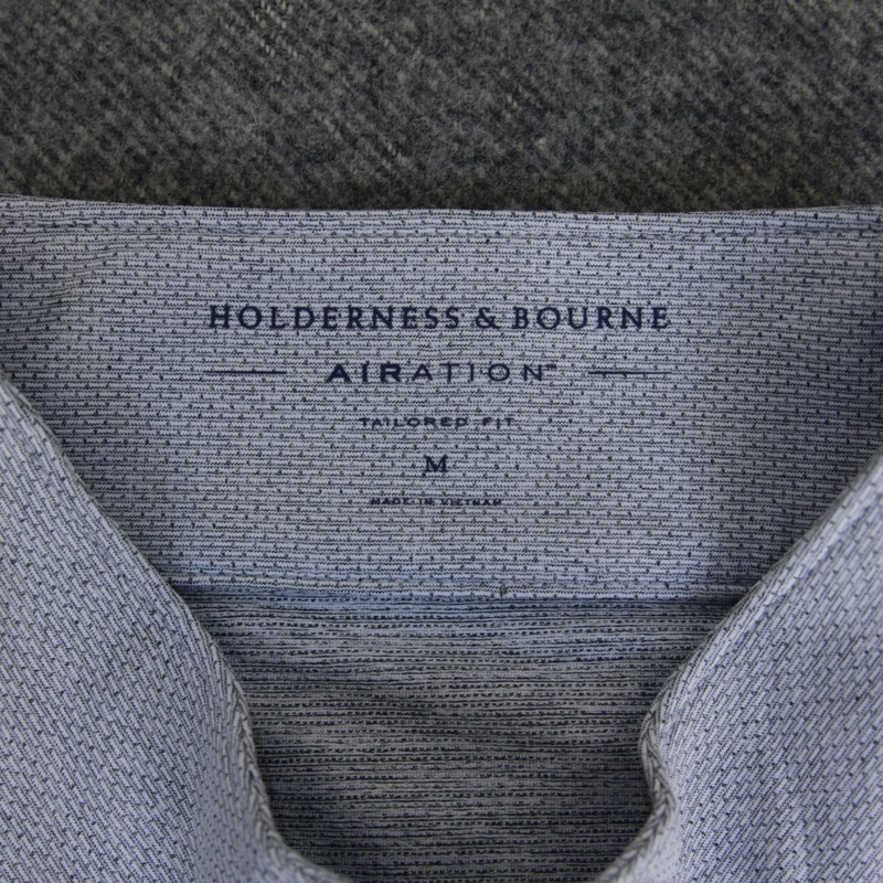 Holderness & Bourne THE BELL Quarter-Zip Pullover Shirt Mens M Gray Performance gallery