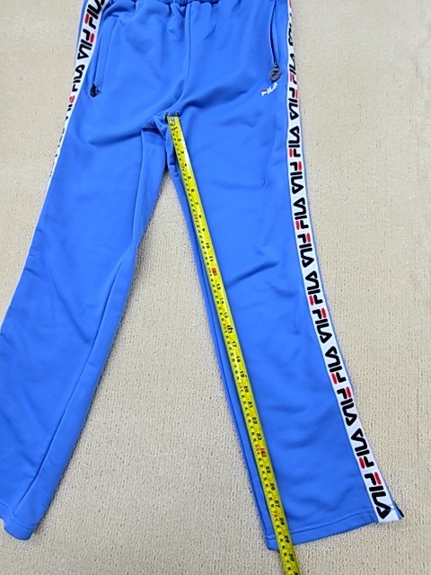 Fila Track Pants Mens Blue Size S 100% Polyester gallery