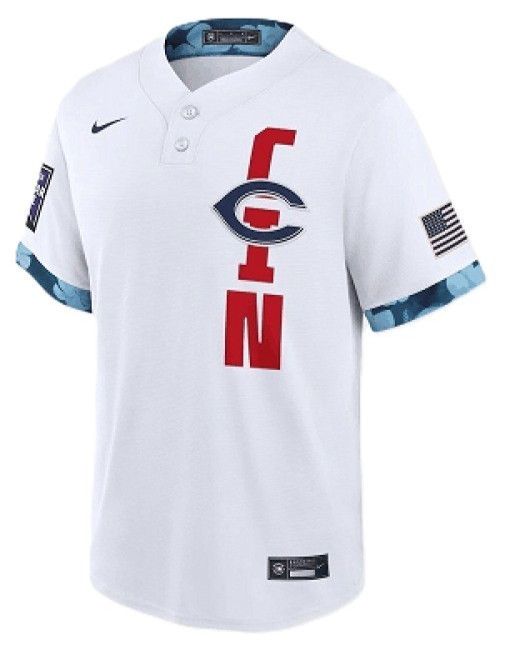 Custom Nike MLB 2021 Cincinnati Reds All Star Game AC Full Stitched White Jersey gallery