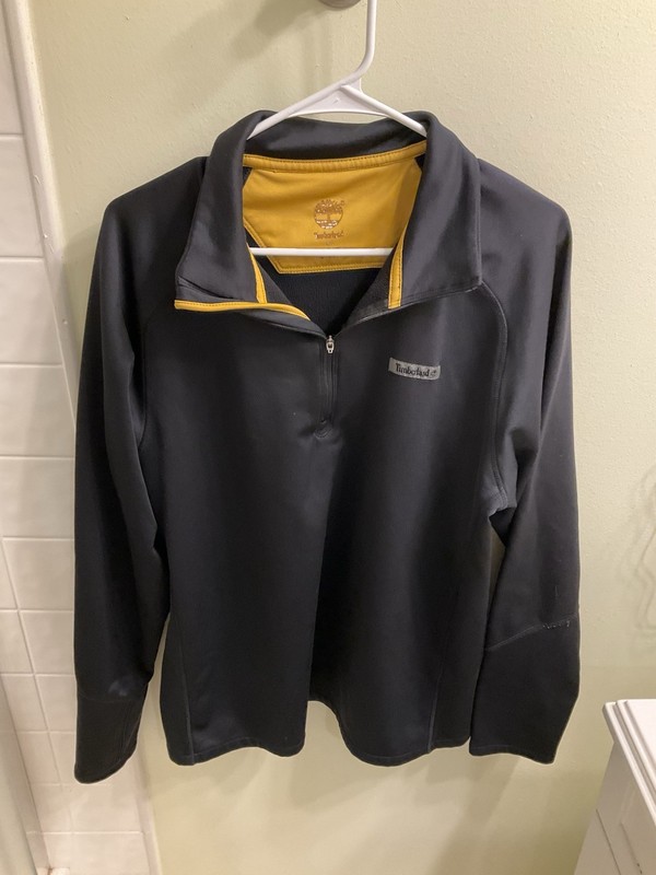 Timberland Softshell 1/4 Zip Pullover Black Men’s Size Large Outdoor Active gallery