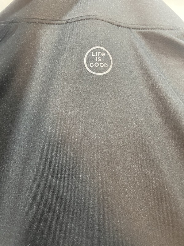 Life is Good Men Active Quarter Zip Pullover LIG Stripes Black XXL gallery