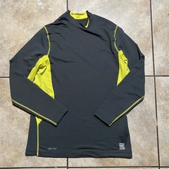 Nike Pro Combat Men’s Shirt Size Large Fitted Long Sleeve Activewear Gym