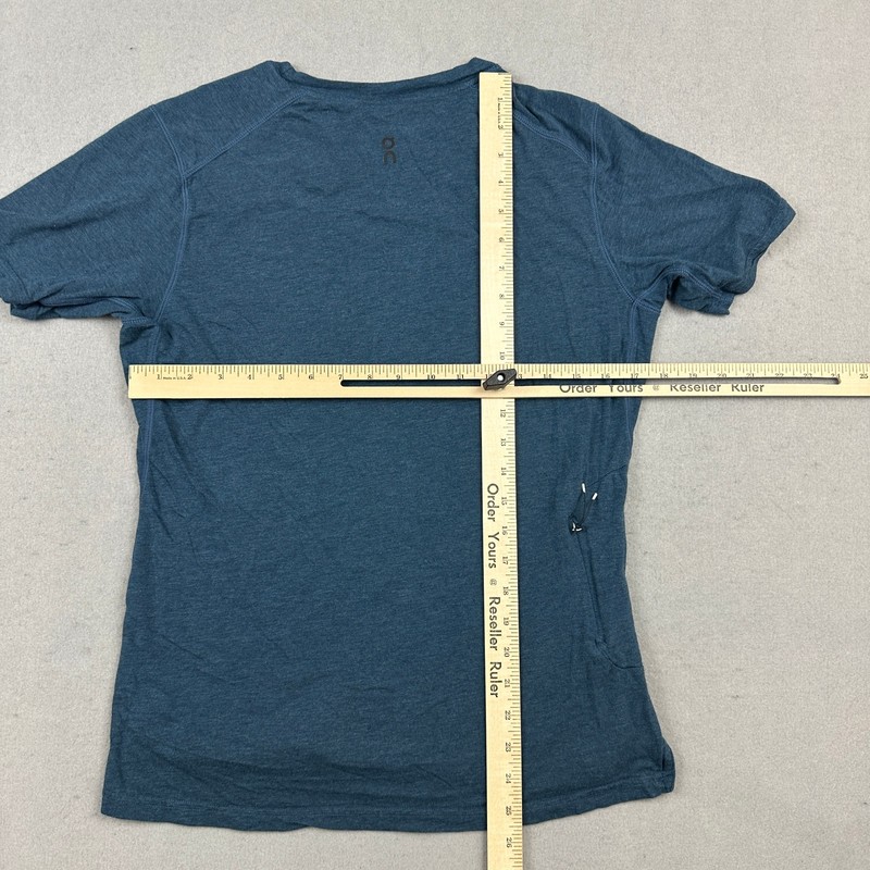 On Running Shirt Men Small Blue Comfort-T Performance Training Short Sleeve S gallery