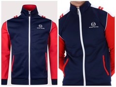 Sergio Tacchini Drive Bayern Munich Track Top – Blue/Red – Winter 2025