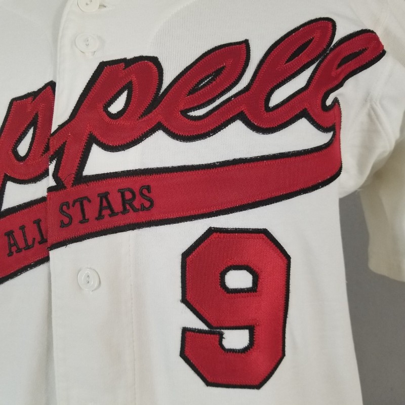 Southland vintage Little League baseball jersey adult small white Coppell Texas gallery