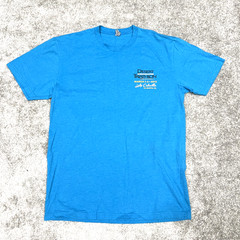 2013 Lake Cahuilla Desert Triathlon Duathlon Men’s Medium Pullover T-Shirt Blue