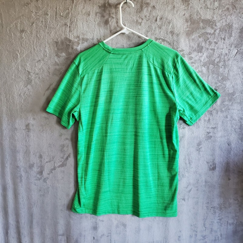 Nike Dri-FIT T-Shirt Mens L Green Standard Fit Athletic Running Gym Activewear gallery