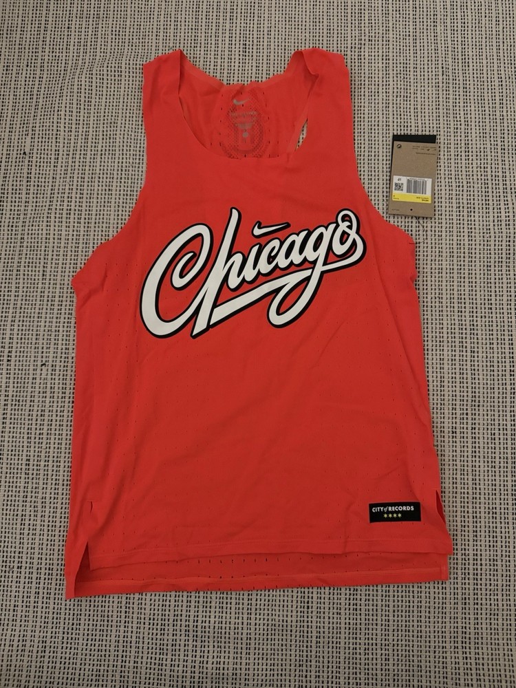 Nike 2021 Chicago Marathon Running Singlet Men’s Size Small [DN6771-635]