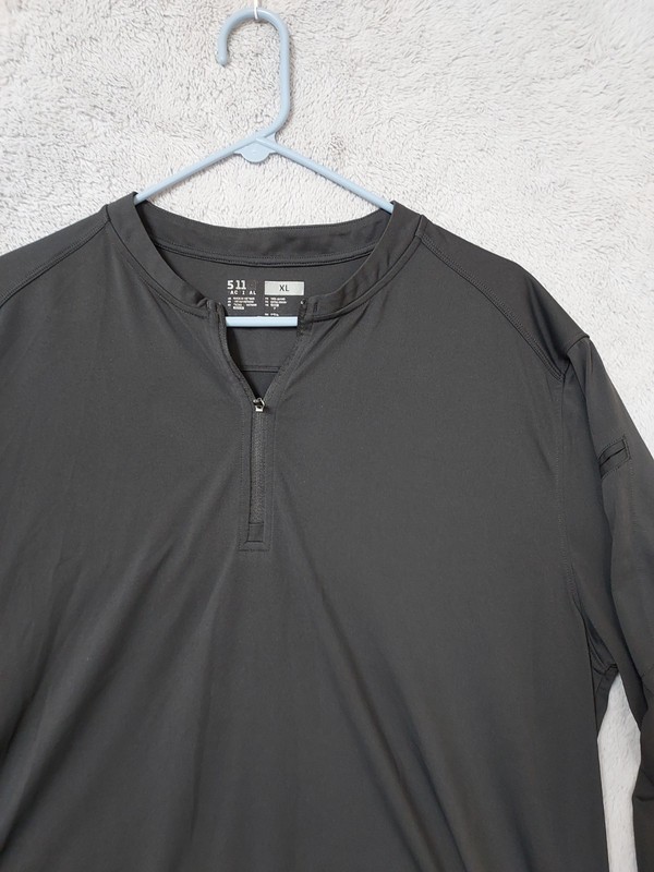 511 Tactical Pullover Mens Extra Large Catalyst Quarter Zip Dark Gray Jersey XL gallery