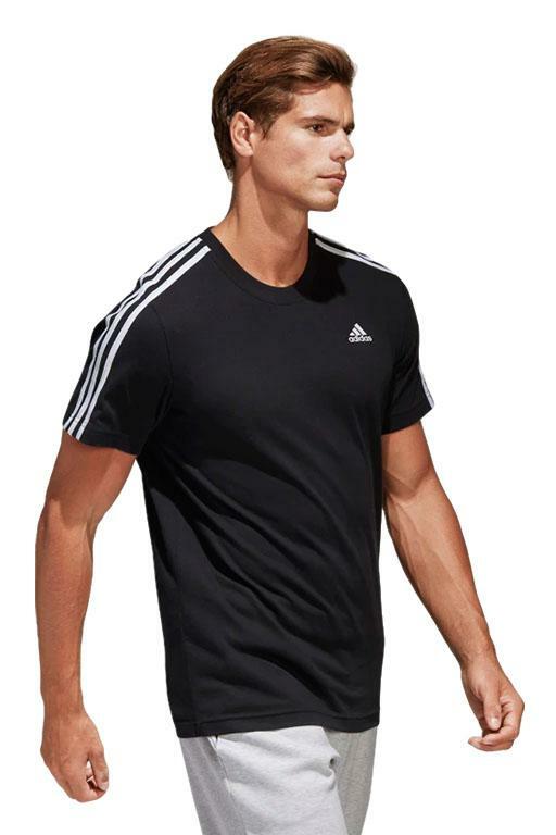 Adidas Classic 1970's Retro "3 Stripes" T-shirt - Black - Mens - Size M gallery