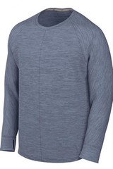 NWT Nike Yoga Long Sleeve Shirt Men’s Size M Dri-FIT Crew Blue FB7775-437