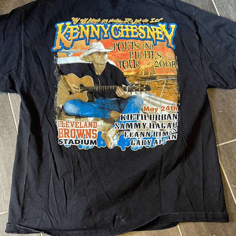 Kenny Chesney 2008 tour tshirt large gallery