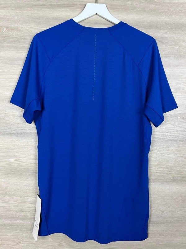 Lululemon Pack 'N Dash Short Sleeve SEAWHEEZE Size L Jetstream Blue ARFO 36518 gallery