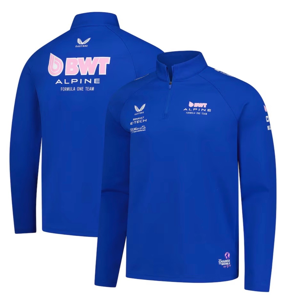 Mens Alpine F1 Racing 1/4-Zip Pullover. Licensed. Size L. NEW (no tags). gallery
