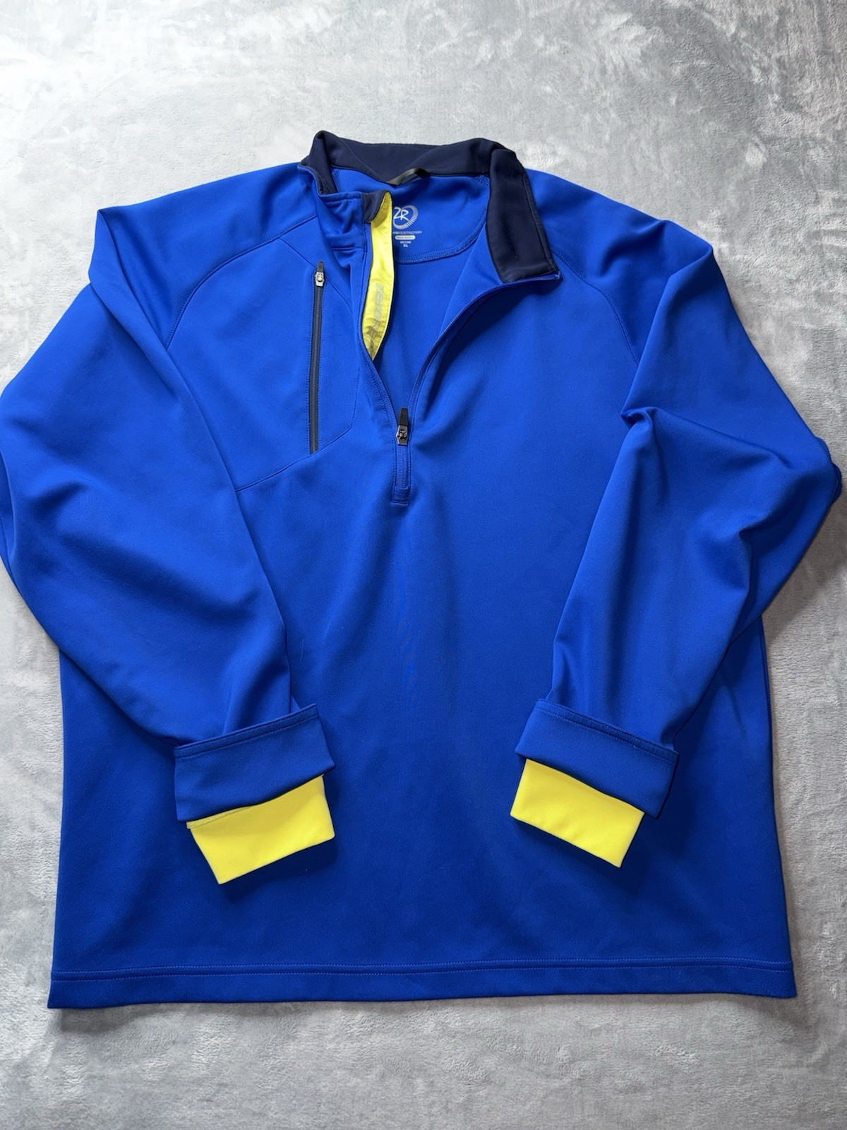 Zero Restriction Tour Series 1/4 Zip Pullover Mens Extra Large Blue Performance gallery