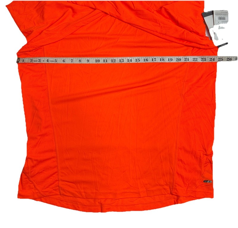 Champion Men’s Running Duo Dry Max Orange Reflective Long Sleeve Shirt Size XL gallery