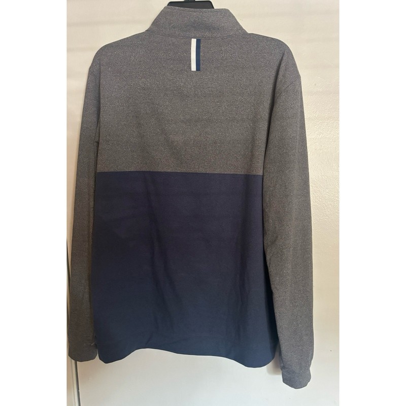 RHOBACK RIVA Color Block PERFORMANCE QUARTER ZIP Sweater Size M ~ Excellent gallery