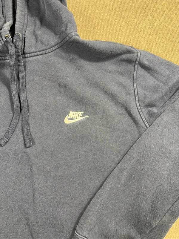 Nike Sportswear Mens Club Fleece Navy Blue Hoodie Sweatshirt Size XXLT gallery