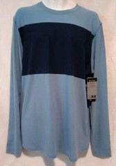 MSX by Michael Strahan Pullover Shirt Size L Tall Blue NWT