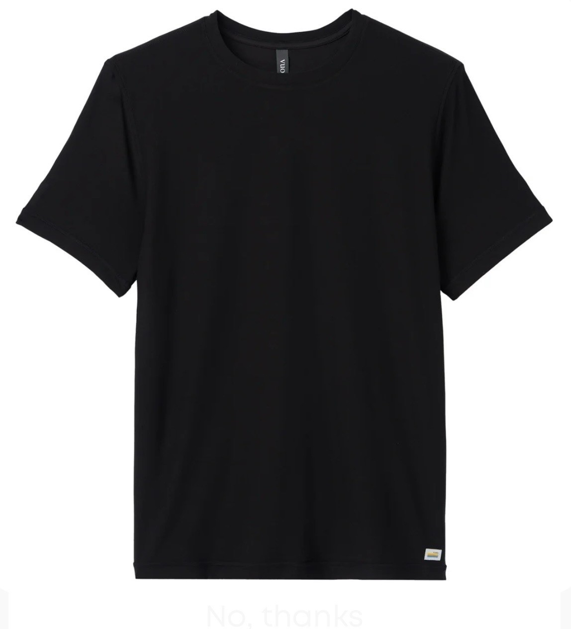 Vuori Men's Black Activewear Strato Tech Tee Shirt Sz Med. Relaxed Fit gallery