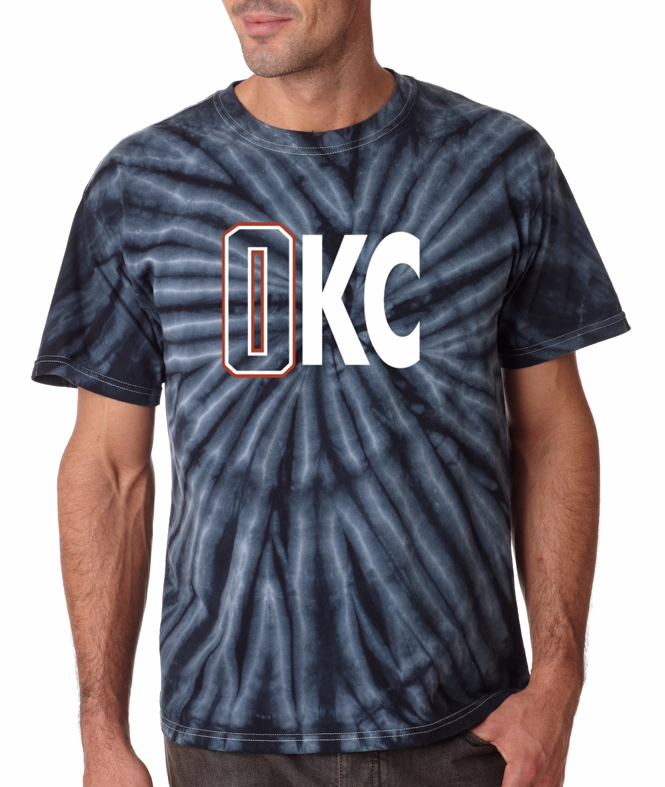 TIE DYE BLACK Russell Westbrook Oklahoma City "0KC" T-Shirt gallery