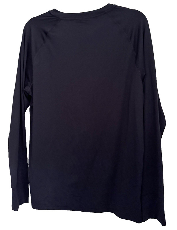 LANDS' END Base Layer Performance Long Sleeve Shirt -Men's Size Medium Navy Blue gallery