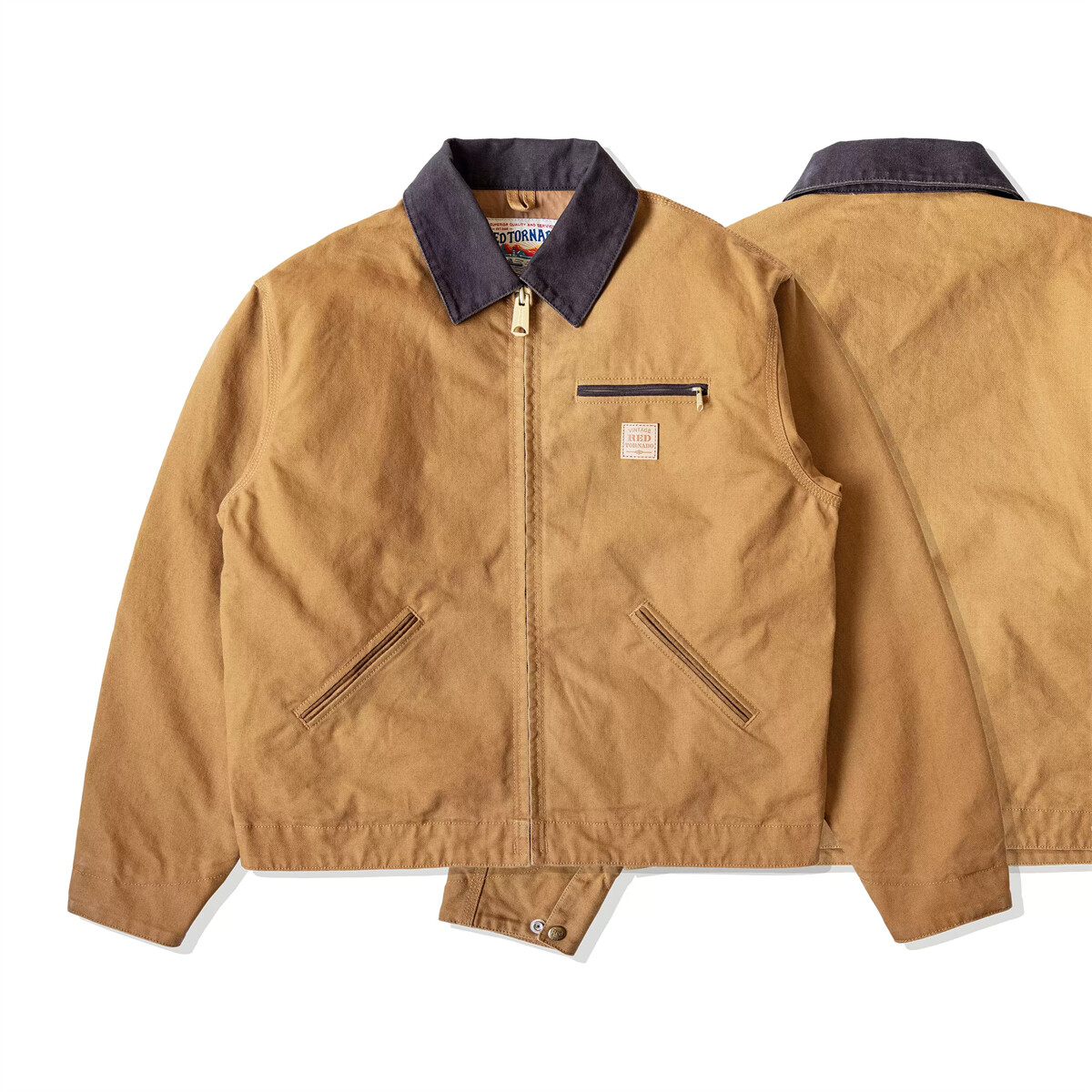 Jacket Men Casual Loose Fit American Classic Vintage Workwear Coats Retro Top gallery